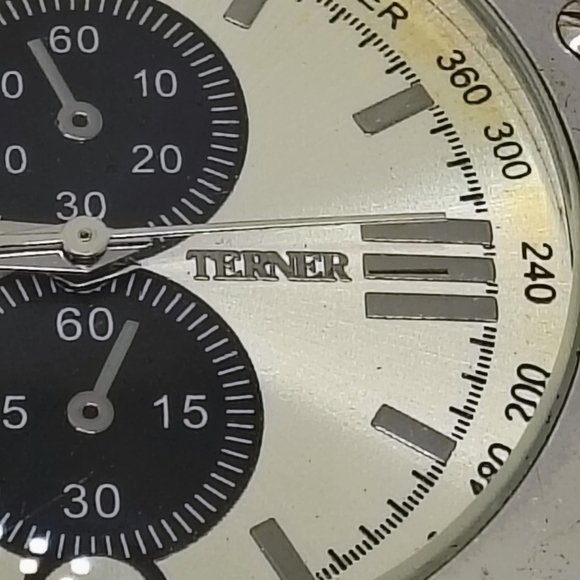 TERNER TACHYMETER CHRONAGRAPH MENS WATCH - Picture 5 of 9
